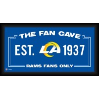 Los Angeles Rams Fanatics Authentic Framed 10 x 20 Fan Cave Collage