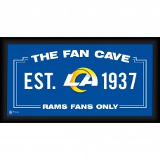 Los Angeles Rams Fanatics Authentic Framed 10 x 20 Fan Cave Collage