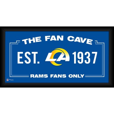 Los Angeles Rams Fanatics Authentic Framed 10 x 20 Fan Cave Collage