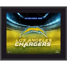 Los Angeles Chargers Fanatics Authentic 10.5 x 13 Horizontal Team Logo Sublimated Plaque
