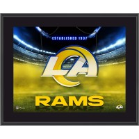 Los Angeles Rams Fanatics Authentic 10.5 x 13 Horizontal Team Logo Sublimated Plaque