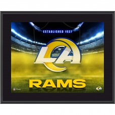 Los Angeles Rams Fanatics Authentic 10.5 x 13 Horizontal Team Logo Sublimated Plaque