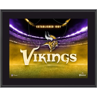 Minnesota Vikings Fanatics Authentic 10.5 x 13 Horizontal Team Logo Sublimated Plaque