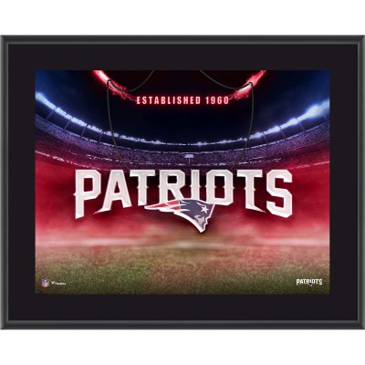 New England Patriots Fanatics Authentic 10.5 x 13 Horizontal Team Logo Sublimated Plaque