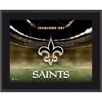 New Orleans Saints Fanatics Authentic 10.5 x 13 Horizontal Team Logo Sublimated Plaque