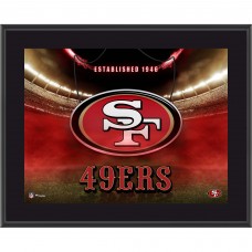 San Francisco 49ers Fanatics Authentic 10.5 x 13 Horizontal Team Logo Sublimated Plaque