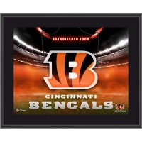 Cincinnati Bengals Fanatics Authentic 10.5 x 13 Horizontal Team Logo Sublimated Plaque