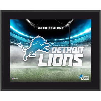 Detroit Lions Fanatics Authentic 10.5 x 13 Horizontal Team Logo Sublimated Plaque