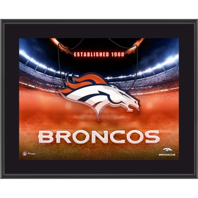 Denver Broncos Fanatics Authentic 10.5 x 13 Horizontal Team Logo Sublimated Plaque