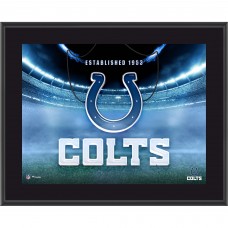 Indianapolis Colts Fanatics Authentic 10.5 x 13 Horizontal Team Logo Sublimated Plaque