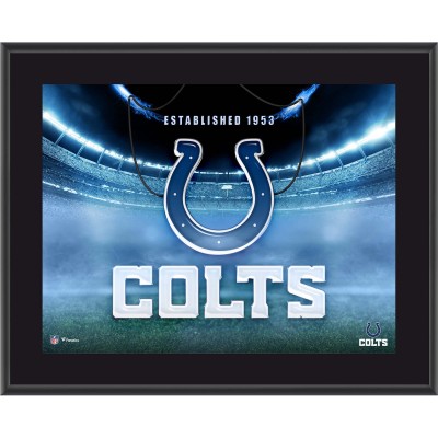 Indianapolis Colts Fanatics Authentic 10.5 x 13 Horizontal Team Logo Sublimated Plaque