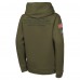 Подростковая Philadelphia Eagles Nike Olive 2025 Salute to Service Club Fleece Hoodie