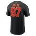Футболка Travis Kelce Kansas City Chiefs Nike Super Bowl LIX - Black
