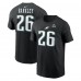 Футболка Saquon Barkley Philadelphia Eagles Nike Super Bowl LIX - Black