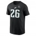 Футболка Saquon Barkley Philadelphia Eagles Nike Super Bowl LIX - Black