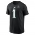 Футболка Jalen Hurts Philadelphia Eagles Nike Super Bowl LIX - Black
