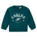 Малышам & Newborn Philadelphia Eagles WEAR by Erin Andrews Midnight Green Fleece Crewneck and Pants Set
