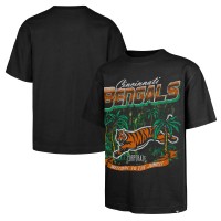 Cincinnati Bengals Corporate x 47 Black Foundation Logo T-Shirt