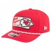 Бейсболка Kansas City Chiefs New Era Red Chant 9SEVENTY Stretch-Snap