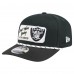 Бейсболка Las Vegas Raiders New Era Black Chant 9SEVENTY Stretch-Snap