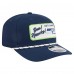 Бейсболка Seattle Seahawks New Era College Navy Chant 9SEVENTY Stretch-Snap