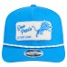 Бейсболка Detroit Lions New Era Blue Chant 9SEVENTY Stretch-Snap