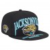 Бейсболка Jacksonville Jaguars New Era Black Throwback Oversized 59FIFTY
