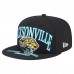Бейсболка Jacksonville Jaguars New Era Black Throwback Oversized 59FIFTY