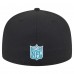 Бейсболка Jacksonville Jaguars New Era Black Throwback Oversized 59FIFTY