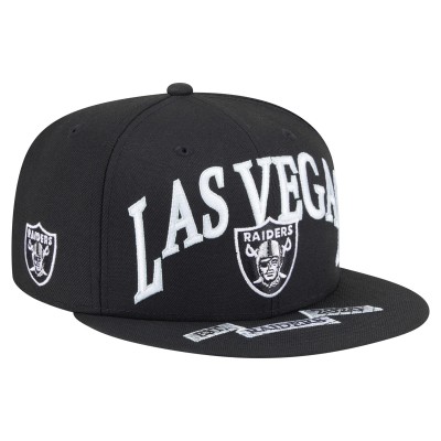 Бейсболка Las Vegas Raiders New Era Black Oversized 59FIFTY