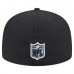 Бейсболка Las Vegas Raiders New Era Black Oversized 59FIFTY