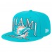 Бейсболка Miami Dolphins New Era Aqua Oversized 59FIFTY