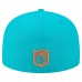 Бейсболка Miami Dolphins New Era Aqua Oversized 59FIFTY