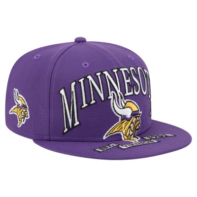 Бейсболка Minnesota Vikings New Era Purple Oversized 59FIFTY