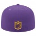 Бейсболка Minnesota Vikings New Era Purple Oversized 59FIFTY