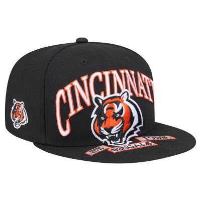 Бейсболка Cincinnati Bengals New Era Black Head Oversized 59FIFTY