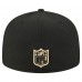 Бейсболка New Orleans Saints New Era Black Oversized 59FIFTY