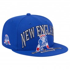 Бейсболка New England Patriots New Era Royal Throwback Oversized 59FIFTY