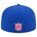 Бейсболка New England Patriots New Era Royal Throwback Oversized 59FIFTY