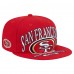 Бейсболка San Francisco 49ers New Era Scarlet Oversized 59FIFTY