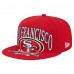 Бейсболка San Francisco 49ers New Era Scarlet Oversized 59FIFTY