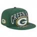 Бейсболка Green Bay Packers New Era Green Oversized 59FIFTY
