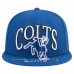Бейсболка Indianapolis Colts New Era Royal Throwback Oversized 59FIFTY