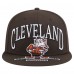 Бейсболка Cleveland Browns New Era Brown Throwback Oversized 59FIFTY