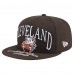 Бейсболка Cleveland Browns New Era Brown Throwback Oversized 59FIFTY