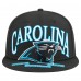 Бейсболка Carolina Panthers New Era Black Throwback Oversized 59FIFTY