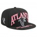 Бейсболка Atlanta Falcons New Era Black Throwback Oversized 59FIFTY