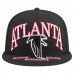 Бейсболка Atlanta Falcons New Era Black Throwback Oversized 59FIFTY