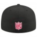 Бейсболка Atlanta Falcons New Era Black Throwback Oversized 59FIFTY