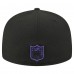 Бейсболка Baltimore Ravens New Era Black Oversized 59FIFTY